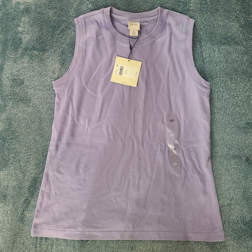 Calvin Klein Lavender Sleeveless Top